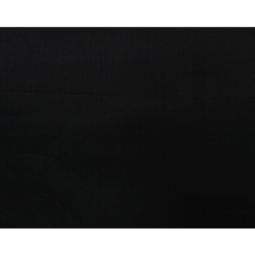 SEW EASY SATEEN 100% Cotton, BLACK, 110cm Wide, 65cm REMNANT