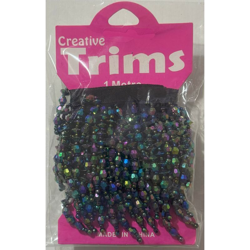 Creative Trims MOONGLOW Bead Drop, 1 Metre Pack (Final Stock)