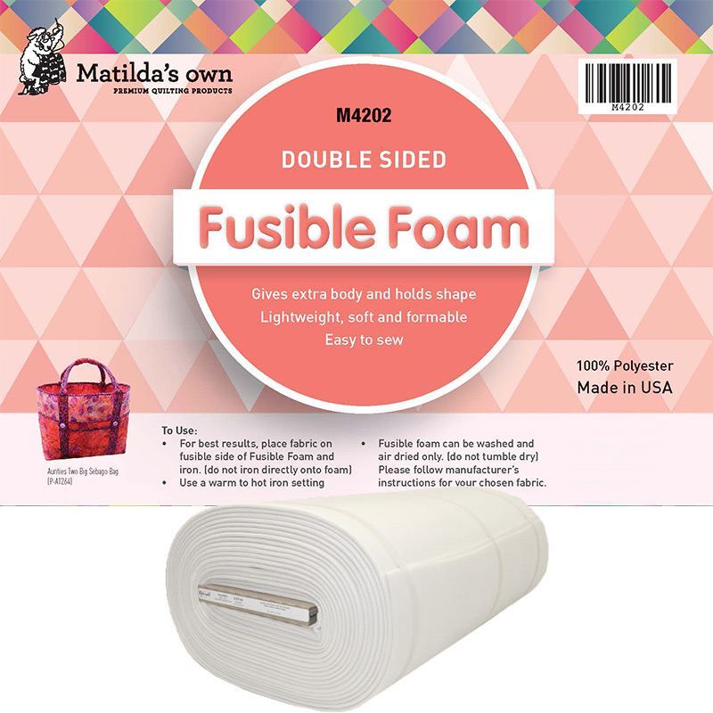 Matildas Own Double Sided Fusible Foam 148cm Wide 80cm REMNANT