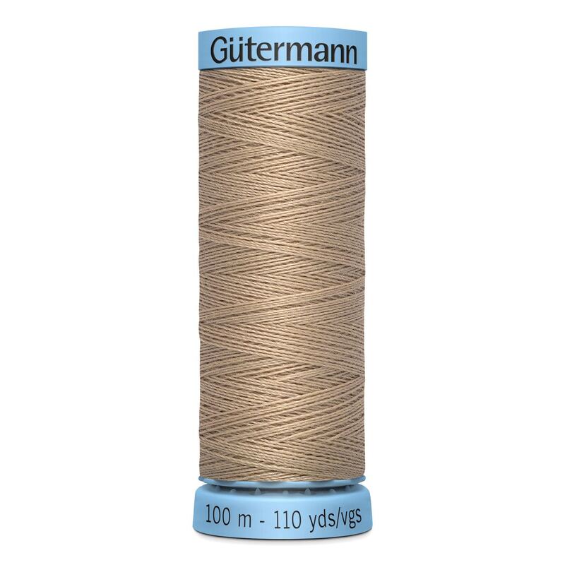 Gutermann Silk Thread #215 LIGHT MOCHA BEIGE, 100m Spool (S303)