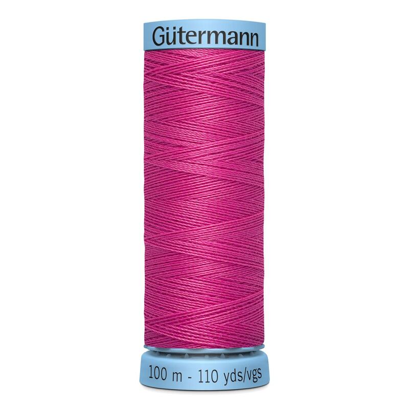 Gutermann Silk Thread #733 CYCLAMEN PINK, 100m Spool (S303)