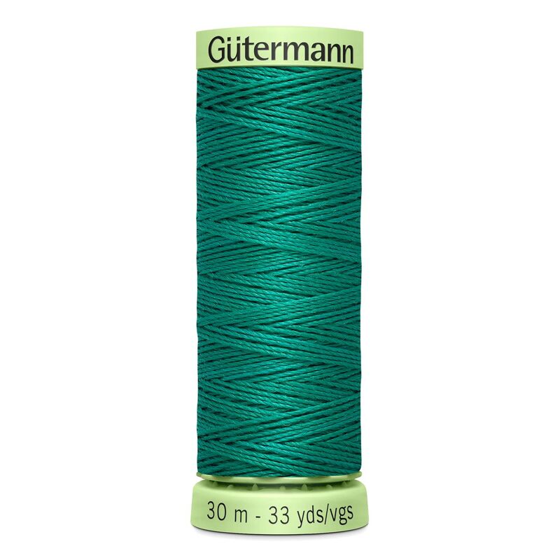 Gutermann Top Stitch Thread #167 DARK SEAFOAM GREEN 30m Spool High Lustre, Bold Sewing