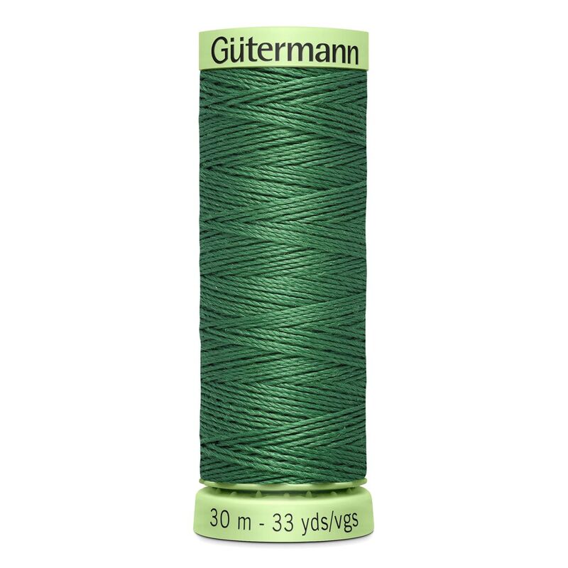 Gutermann Top Stitch Thread #93 DARK PEWTER GREY 30m Spool High Lustre, Bold Sewing