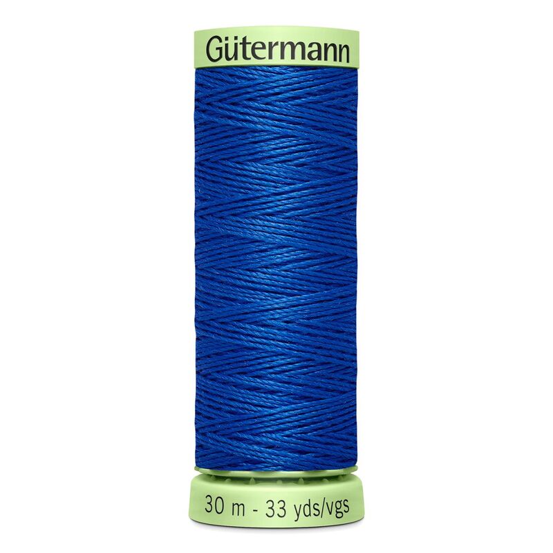 Gutermann Top Stitch Thread #959 DARK BABY BLUE 30m Spool High Lustre, Bold Sewing