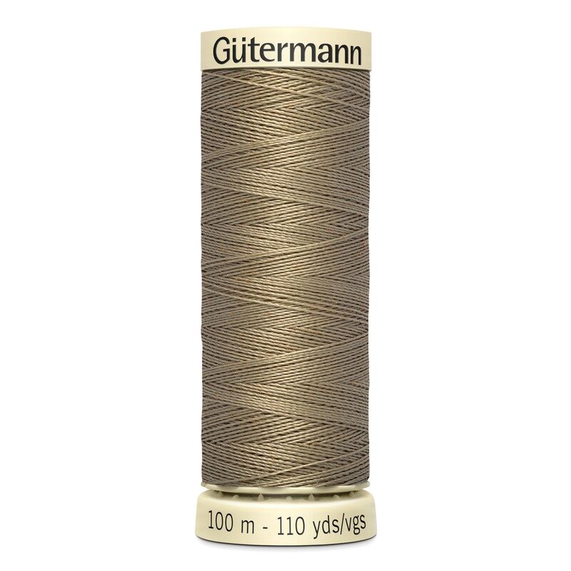 Gutermann Sew-all Thread 100m #208 MOCHA BROWN, 100% Polyester