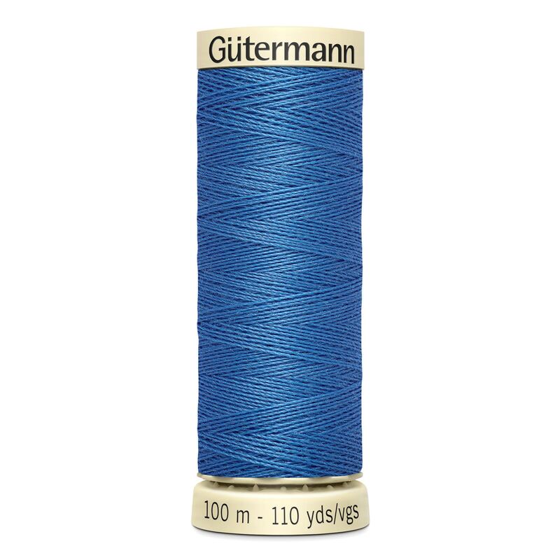 Gutermann Sew-all Thread 100m #311 DARK CORNFLOWER BLUE, 100% Polyester