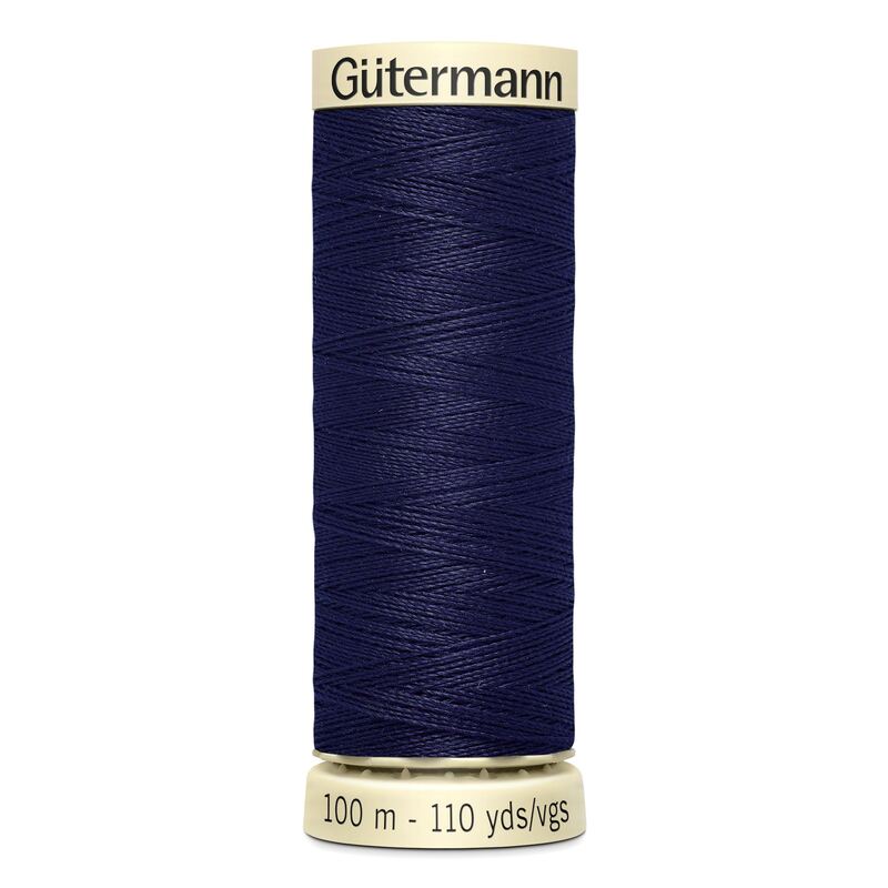 Gutermann Sew-all Thread 100m #324 ULTRA DARK PURPLE, 100% Polyester