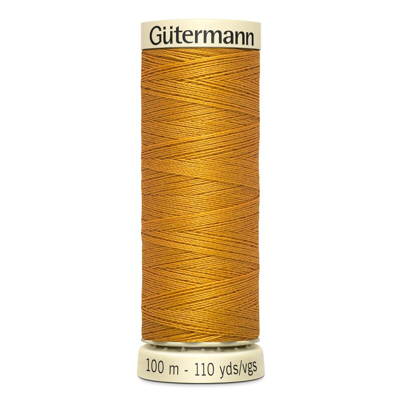 Gutermann Sew-all Thread 100m #412 DARK GOLD, 100% Polyester