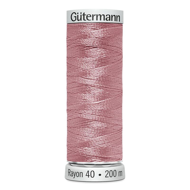 Gutermann Rayon 40 #1115 LIGHT PINK, 200m Machine Embroidery Thread