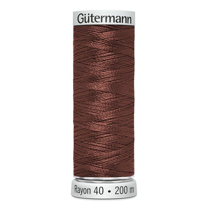 Gutermann Rayon 40 #1237 DEEP MAUVE, 200m Machine Embroidery Thread