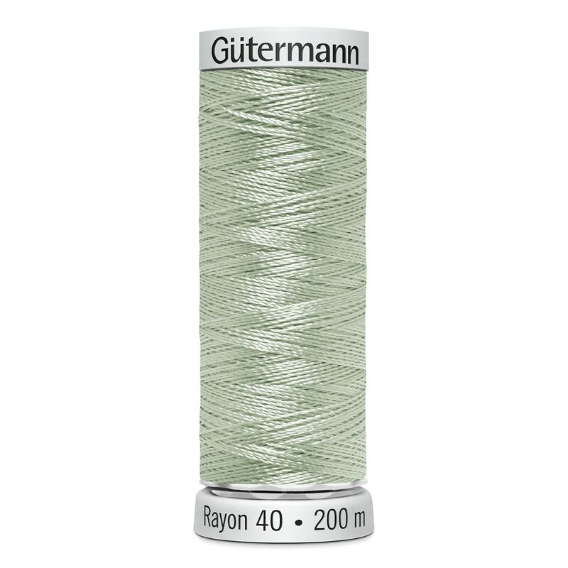 Gutermann Rayon 40 #1275 SEA MIST, 200m Machine Embroidery Thread