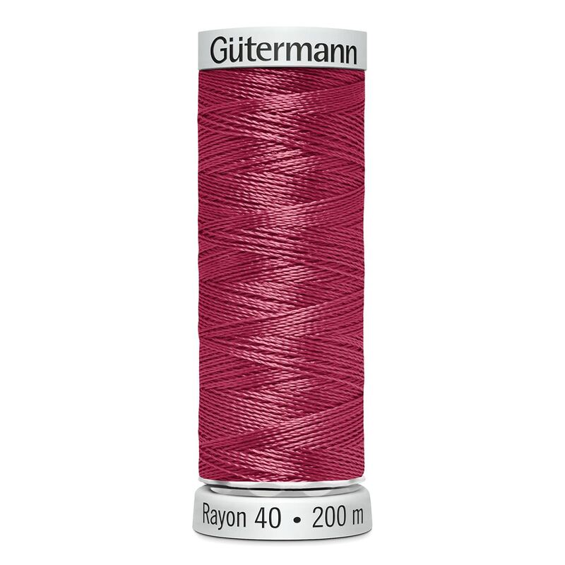 Gutermann Rayon 40 #1307 PETAL PINK, 200m Machine Embroidery Thread