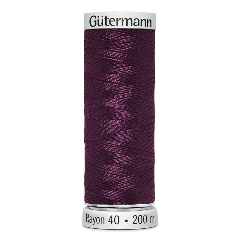 Gutermann Rayon 40 #1545 PURPLE ACCENT, 200m Machine Embroidery Thread