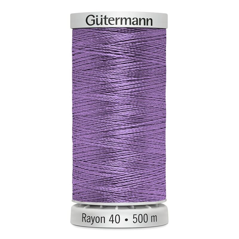 Gutermann Rayon 40 #1032 MEDIUM PURPLE, 500m Machine Embroidery Thread