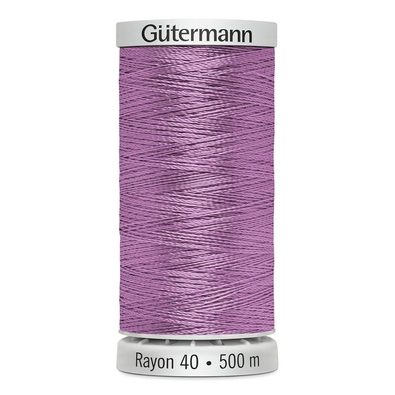 Gutermann Rayon 40 #1080 ORCHID, 500m Machine Embroidery Thread