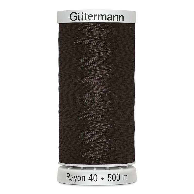 Gutermann Rayon 40 #1131 CLOISTER BROWN, 500m Machine Embroidery Thread