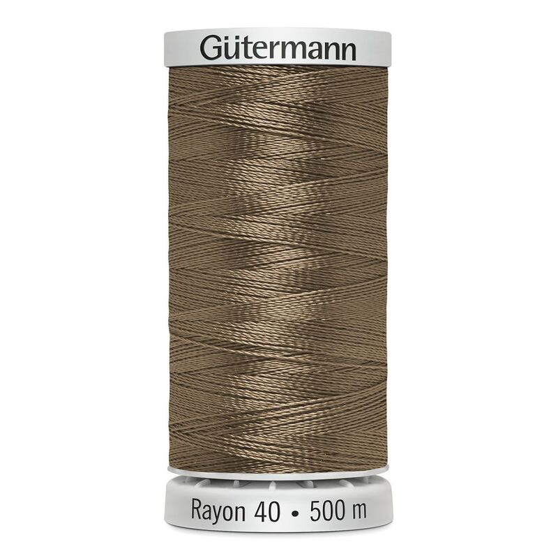 Gutermann Rayon 40 #1170 LIGHT BROWN, 500m Machine Embroidery Thread