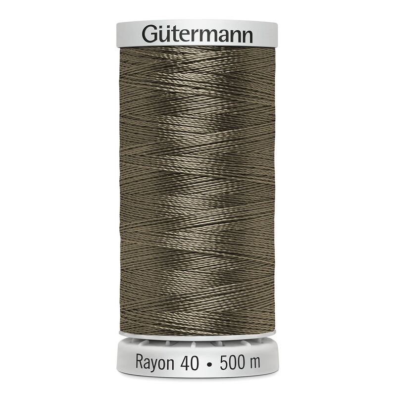 Gutermann Rayon 40 #1180 MEDIUN TAUPE, 500m Machine Embroidery Thread