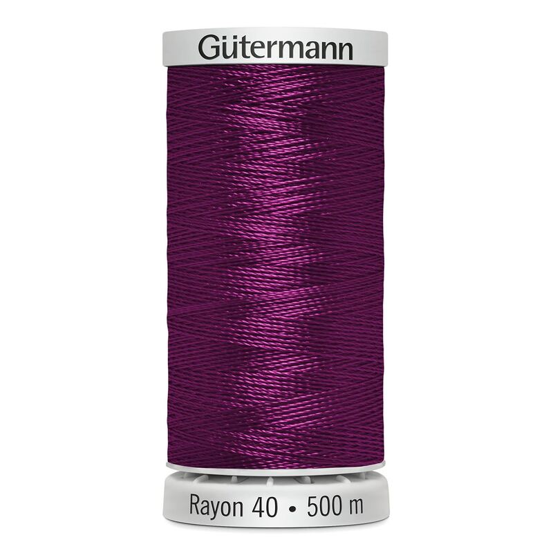 Gutermann Rayon 40 #1192 FUCHSIA, 500m Machine Embroidery Thread