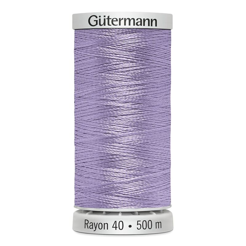 Gutermann Rayon 40 #1254 DUSTY LAVENDER, 500m Machine Embroidery Thread