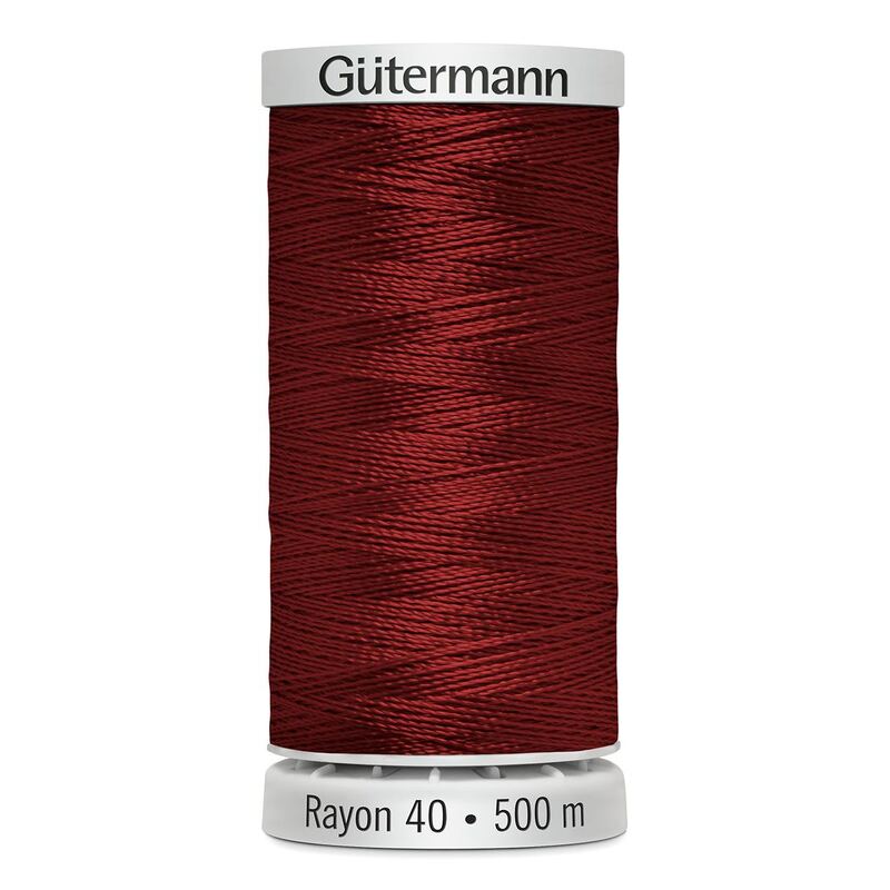 Gutermann Rayon 40 #1263 RED JUBILEE, 500m Machine Embroidery Thread