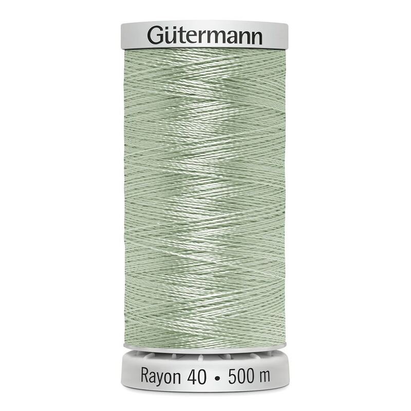 Gutermann Rayon 40 #1275 SEA MIST, 500m Machine Embroidery Thread