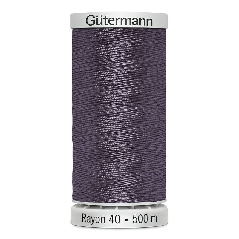 Gutermann Rayon 40 #1298 DARK PLUM, 500m Machine Embroidery Thread