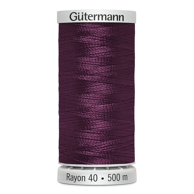 Gutermann Rayon 40 #1545 PURPLE ACCENT, 500m Machine Embroidery Thread