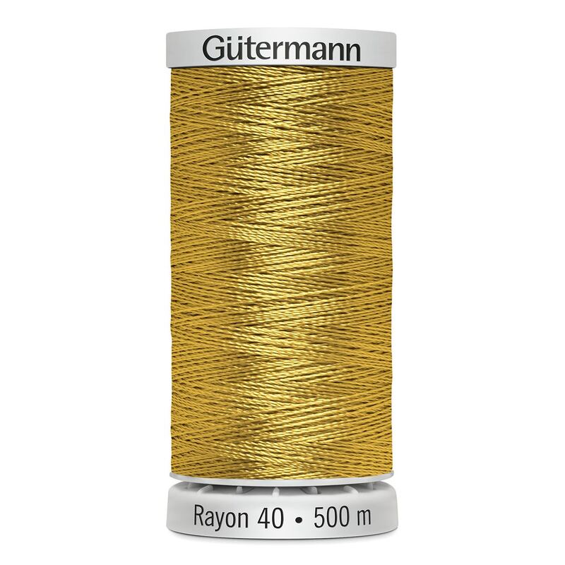 Gutermann Rayon 40 #567 BUTTERFLY GOLD, 500m Machine Embroidery Thread