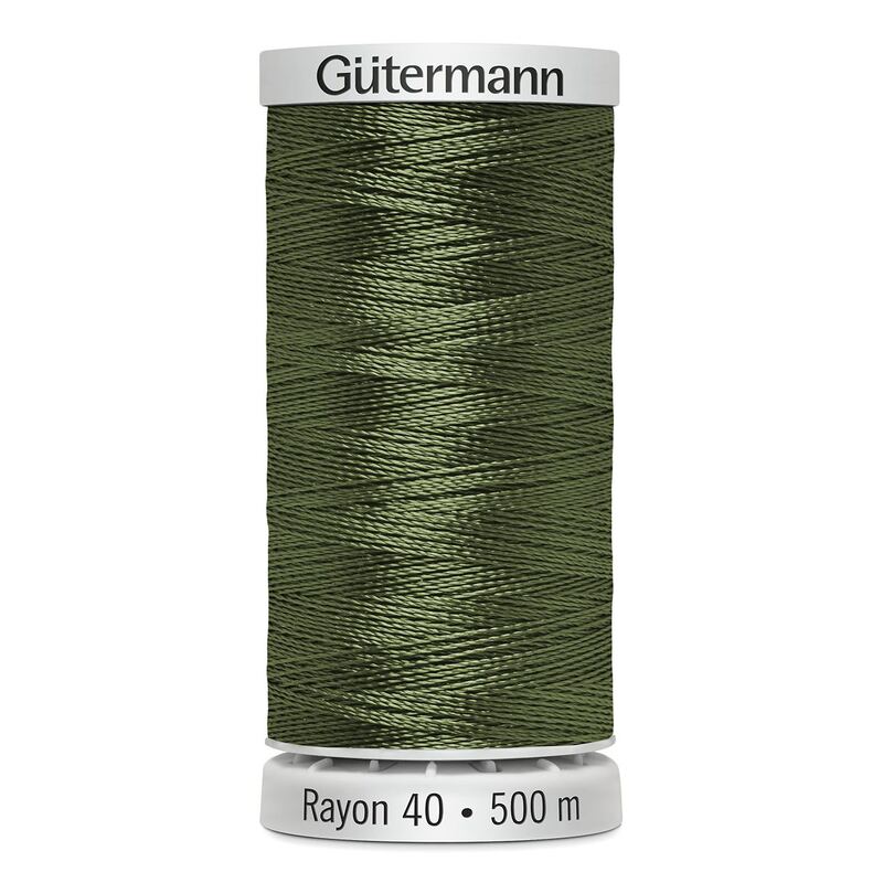 Gutermann Rayon 40 #630 BUTTERCUP, 500m Machine Embroidery Thread