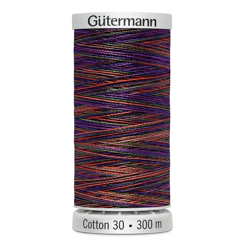 Gutermann Cotton 30 #4054 VARIEGATED 300m Embroidery & Quilting Thread