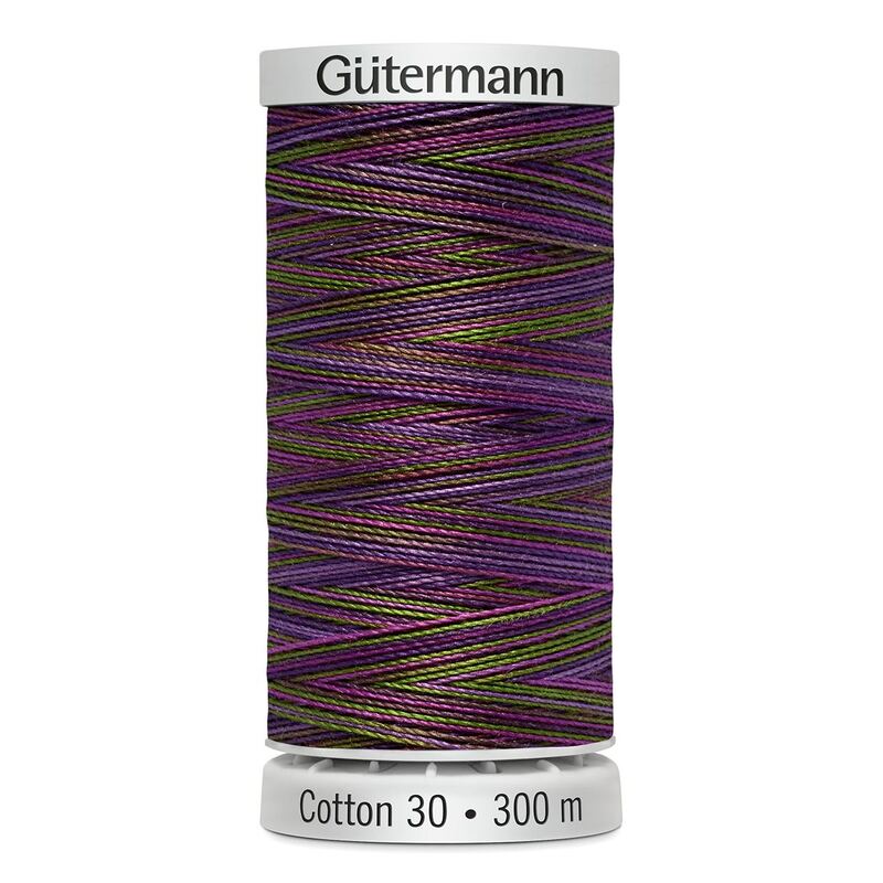 Gutermann Cotton 30 #4123 VARIEGATED 300m Embroidery & Quilting Thread