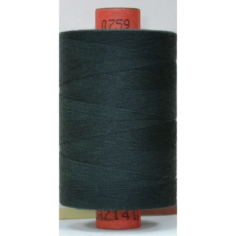 Rasant 75 Thread, #0759 V DK BLUE GREEN, 1000m, Core Spun Polyester Cotton Thread