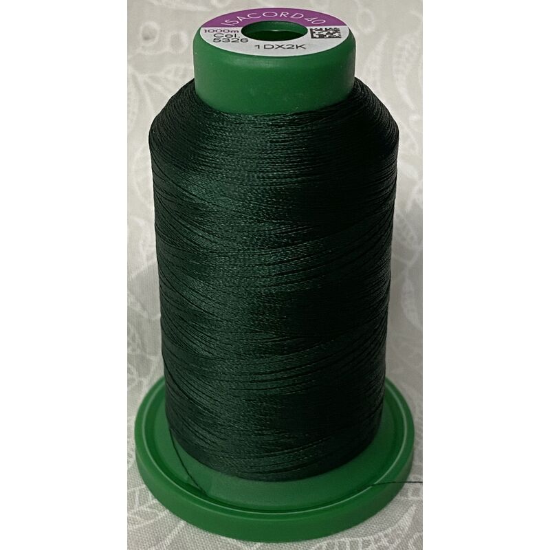 ISACORD 40 #5326 EVERGREEN 1000m Machine Embroidery Sewing Thread