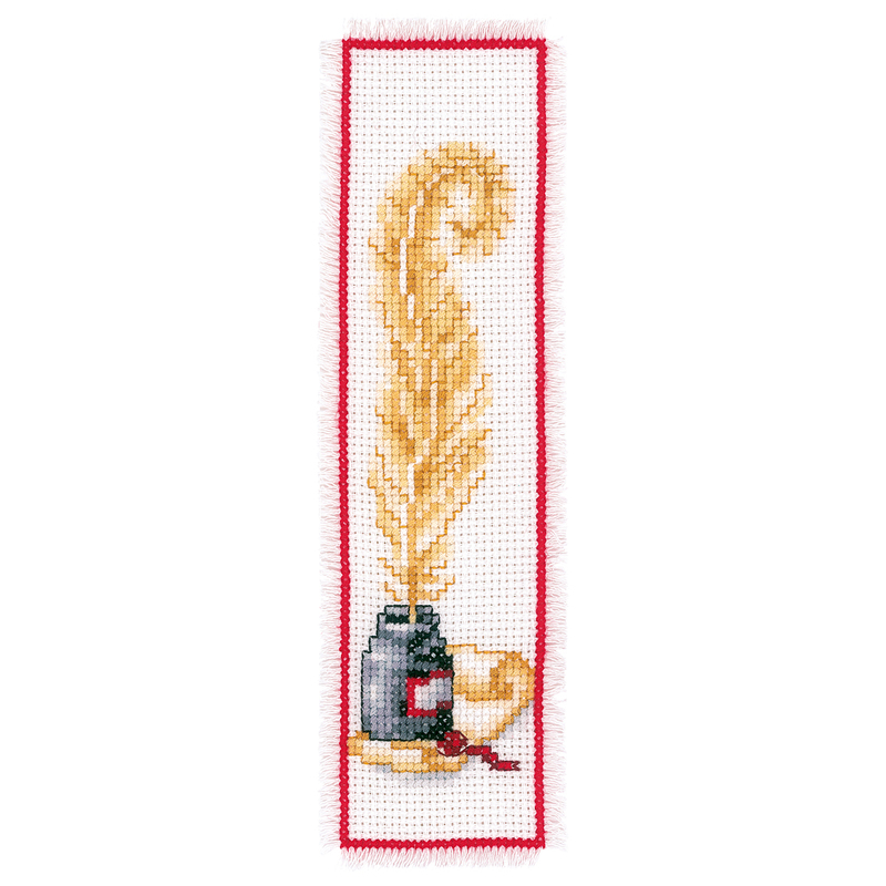 Vervaco GOOSE FEATHER Bookmark Counted Cross Stitch Kit PN-0011279