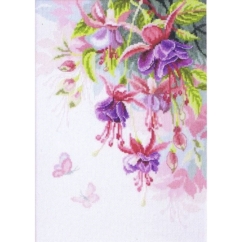 Vervaco FUCHSIAS Counted Cross Stitch Kit PN-0156978