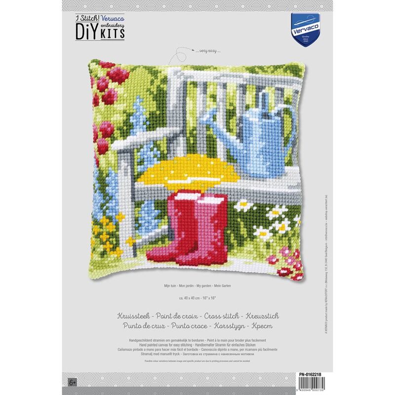 Vervaco MY GARDEN Cushion Front Tapestry Kit PN-0169170