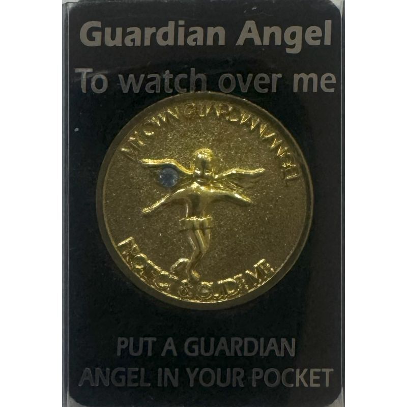 Pocket Token Gold Colour, December Birthstone