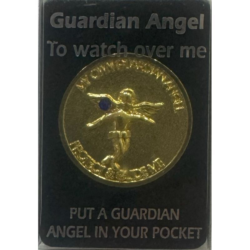 Pocket Token Gold Colour, September Birthstone