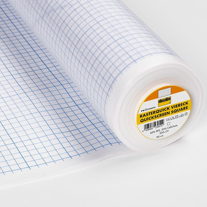 Quickscreen Square Per Metre - Mediumweight Nonwoven Interlining for Patchwork AKA Rasterquick