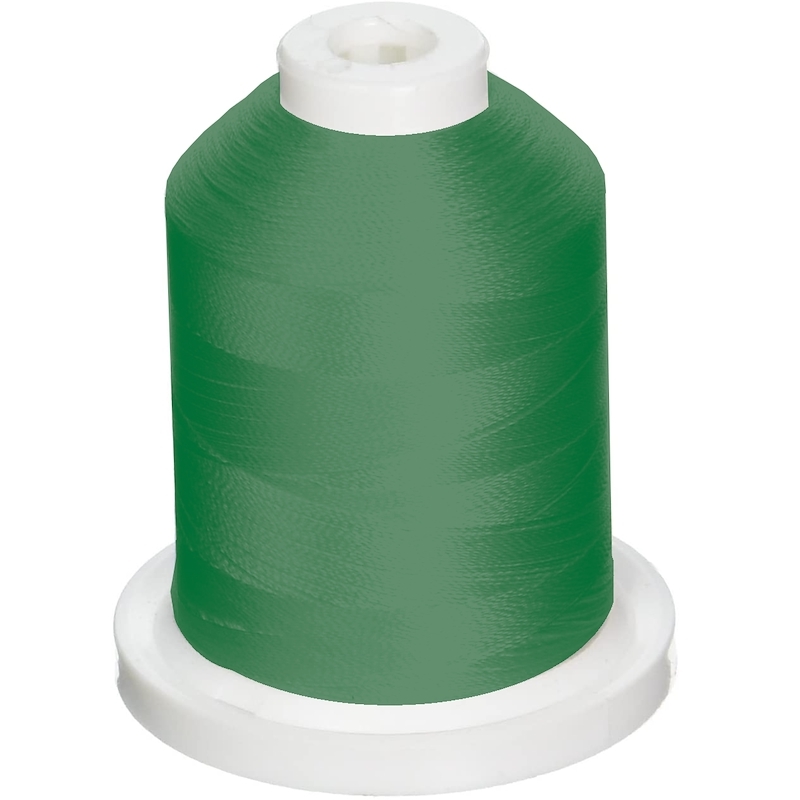 Robison Anton Rayon #2453 Dark Emerald 1000m Embroidery Thread 40wt