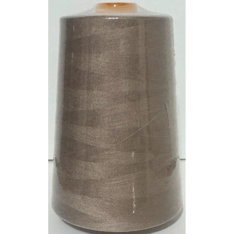 SPC TAUPE Sewing & Overlocker Thread 5000m, Spun Polyester Thread