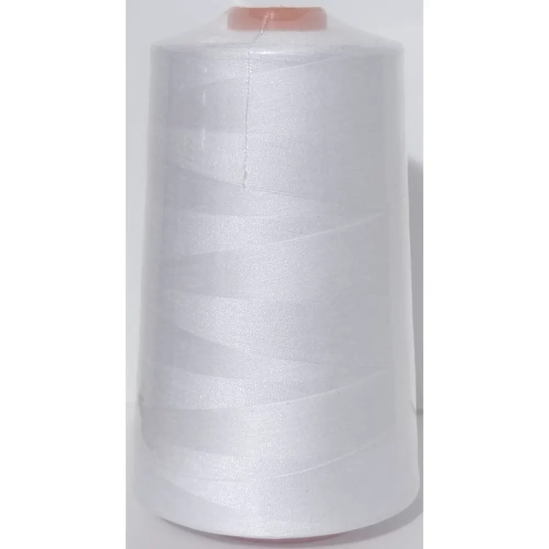 SPC WHITE Sewing & Overlocker Thread 5000m, Spun Polyester Thread