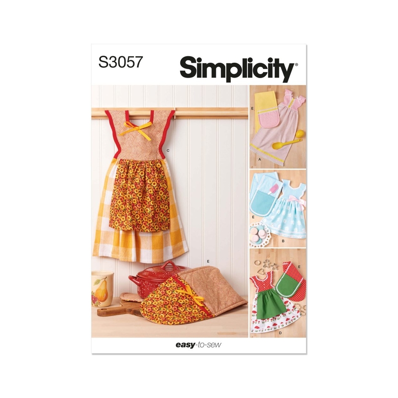 Simplicity Sewing Pattern S3057 Kitchen Accessories OS