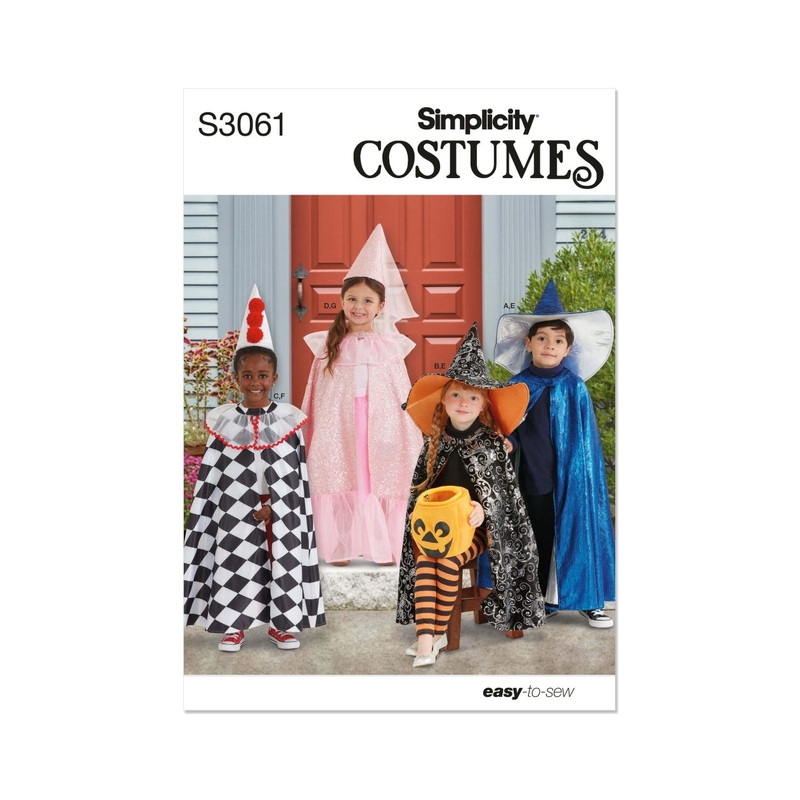 Simplicity Sewing Pattern S3061 Children’s Costumes Sizes 3-8