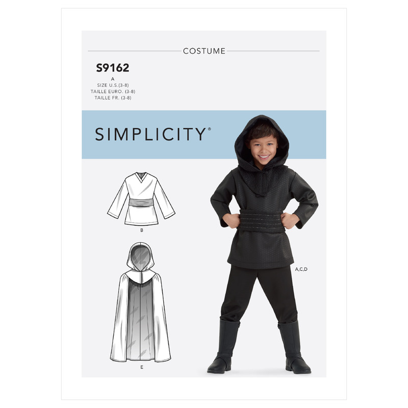 Simplicity Sewing Pattern S9162 Children's Costumes Simplicity Sewing Pattern 9162