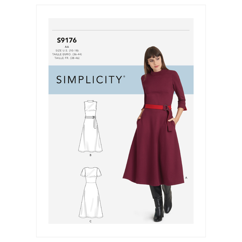 Simplicity Sewing Pattern S9176 Misses' & Women's Dresses Simplicity Sewing Pattern 9176