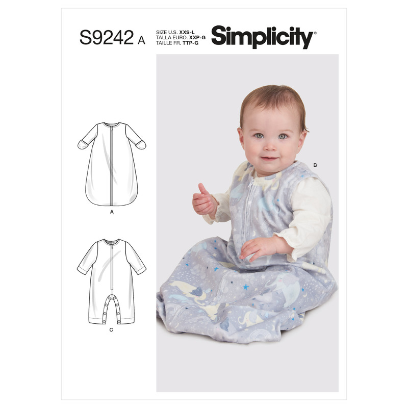 S9242 BABIES' LAYETTE Simplicity Sewing Pattern 9242