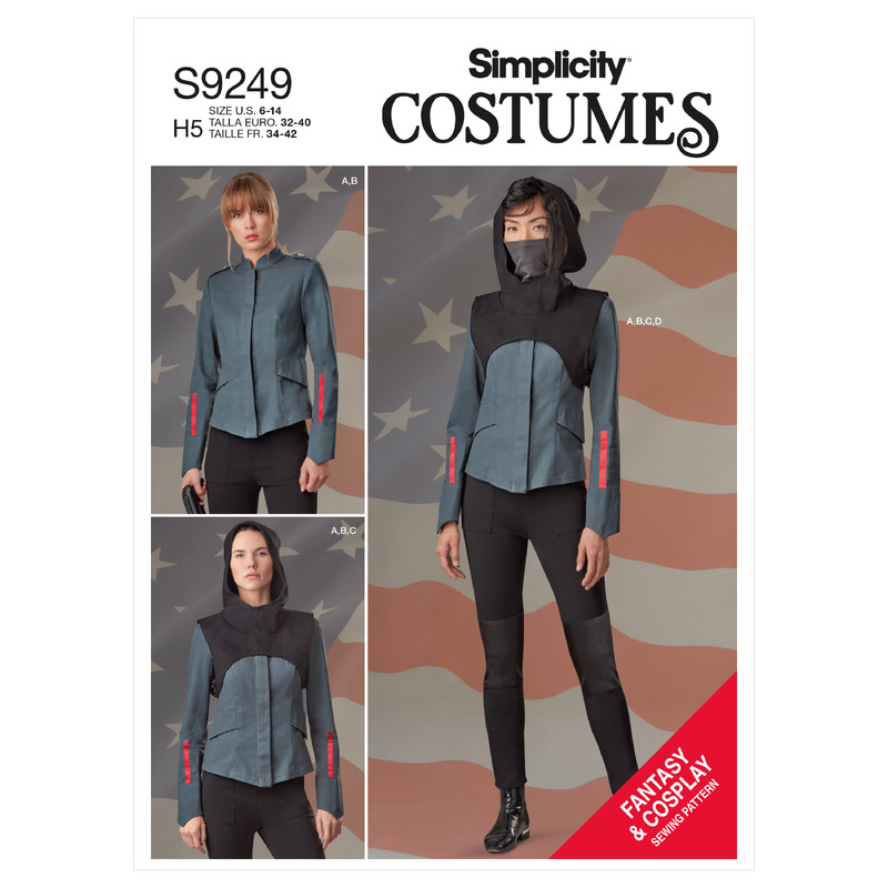 S9249 MISSES' COSTUME Simplicity Sewing Pattern 9249