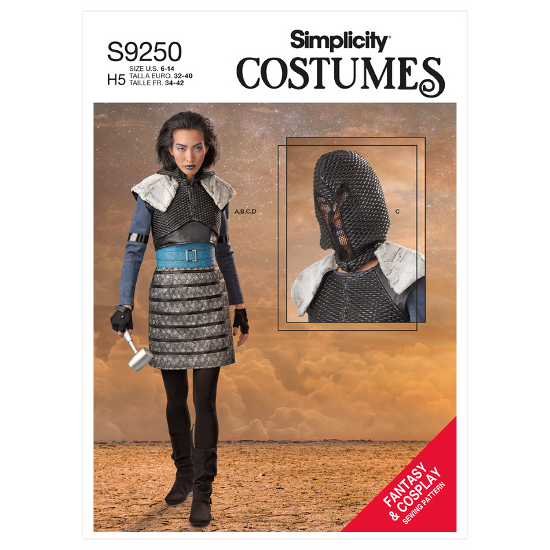 S9250 MISSES' COSTUME Simplicity Sewing Pattern 9250